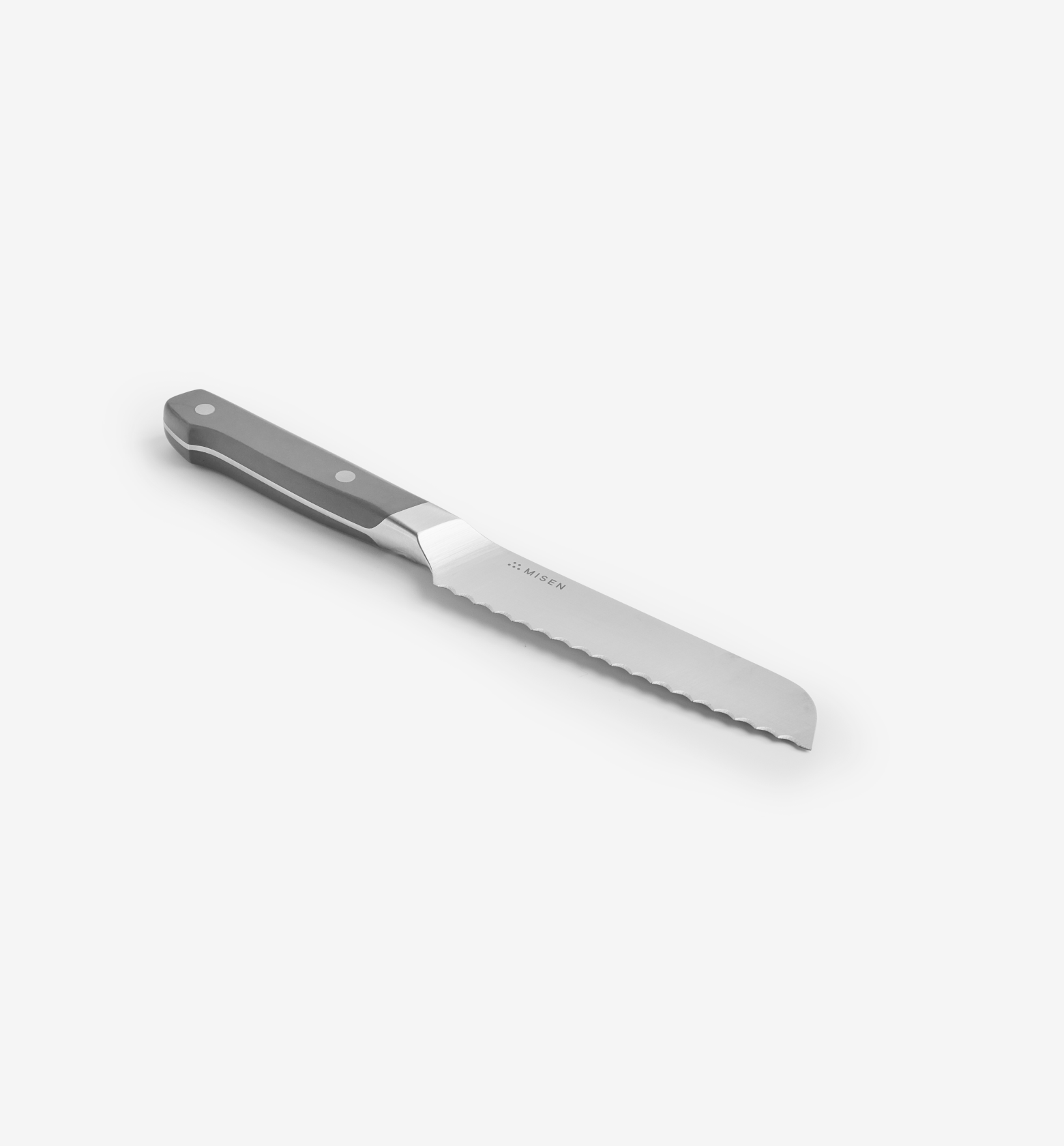 5" Serrated Knife (AUS-8) - Final Sale - Gray