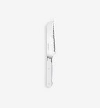 5" Serrated Knife (AUS-8) - Final Sale - White