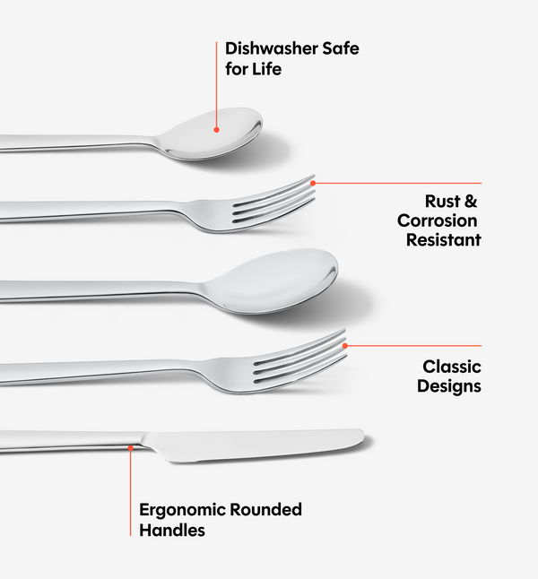 20-Piece Flatware Set (Serves 4) - Polished