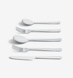 5‑Piece Flatware Set (Serves 1) – Polished in 18/10 stainless steel