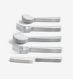 20-piece polished 18/10 stainless steel flatware set (serves 4)