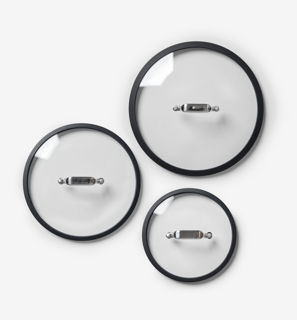 8" + 10" + 12" Glass Lid