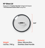 10" Carbon Nonstick™ Frying Pan + Glass Lid