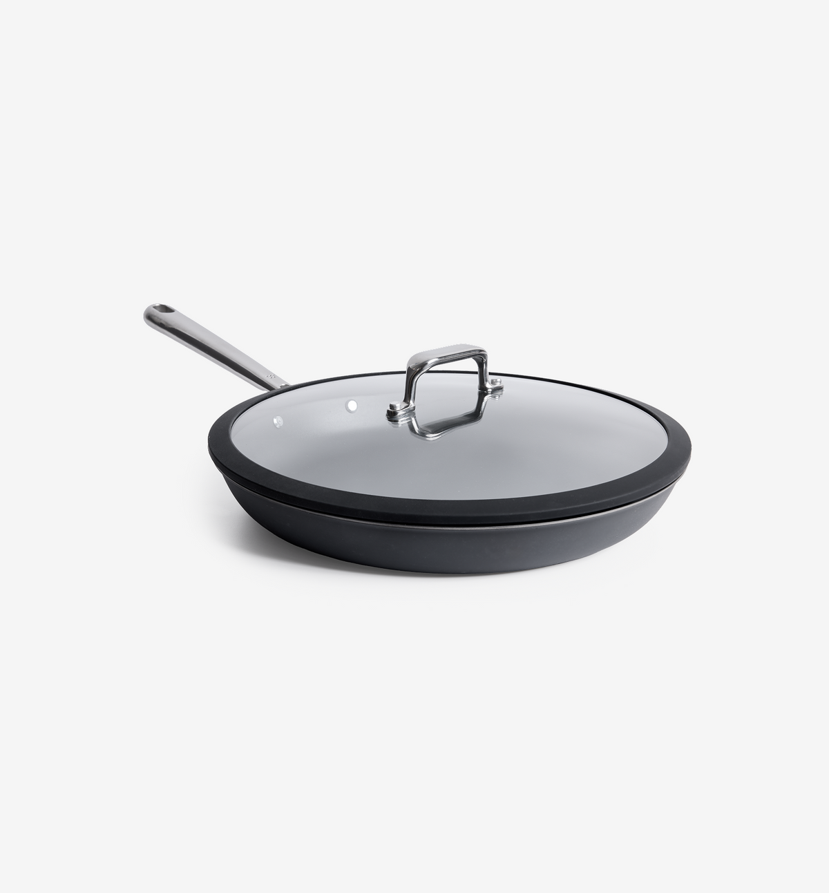 12" Carbon Nonstick™ Frying Pan + Glass Lid