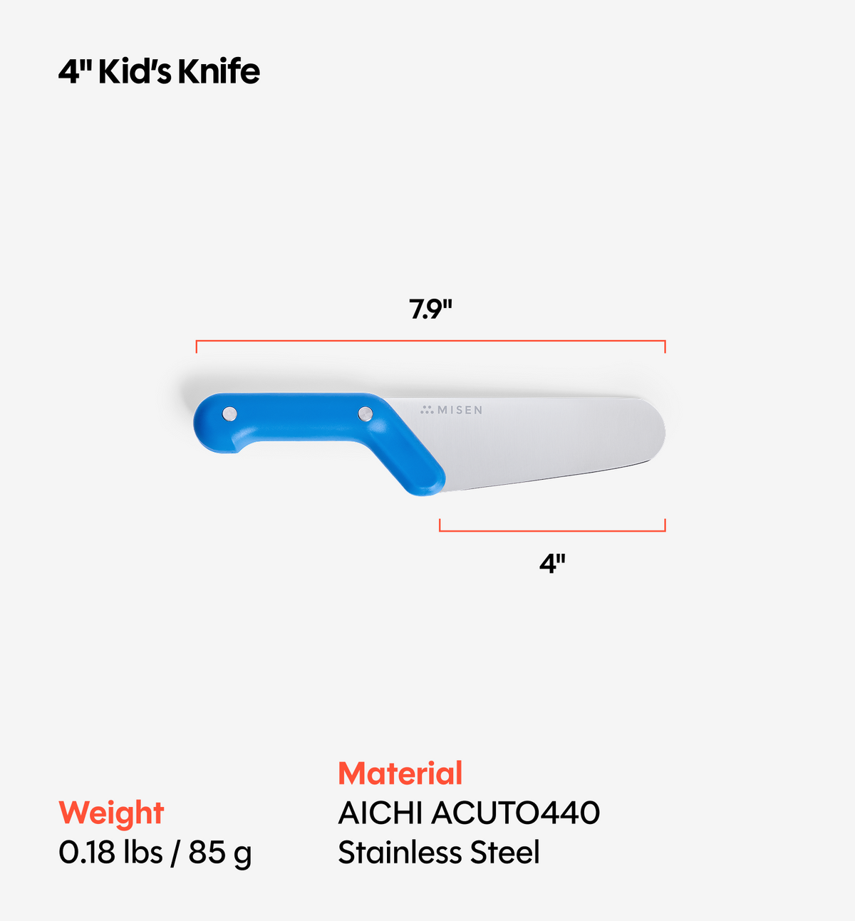 Kid's Knife - Blueberry