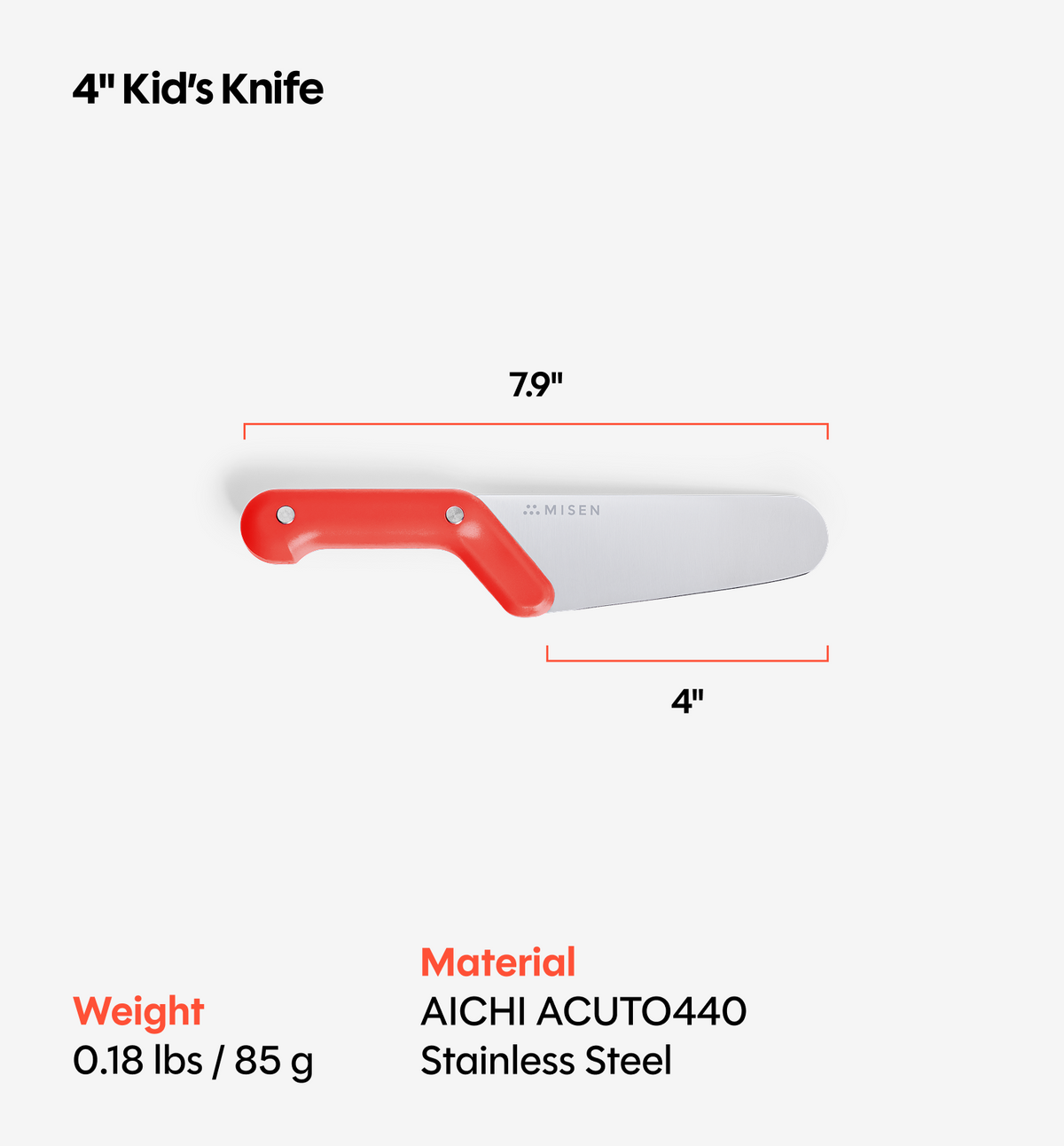 Kid's Knife - Tomato