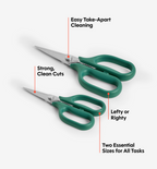 Kitchen Shears Set - Green