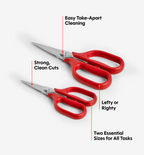 Kitchen Shears Set - Red