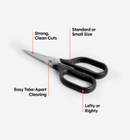Kitchen Shears - Small - Black