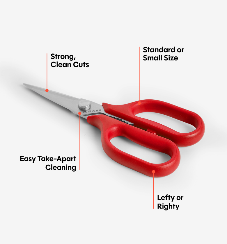Kitchen Shears - Standard - Red