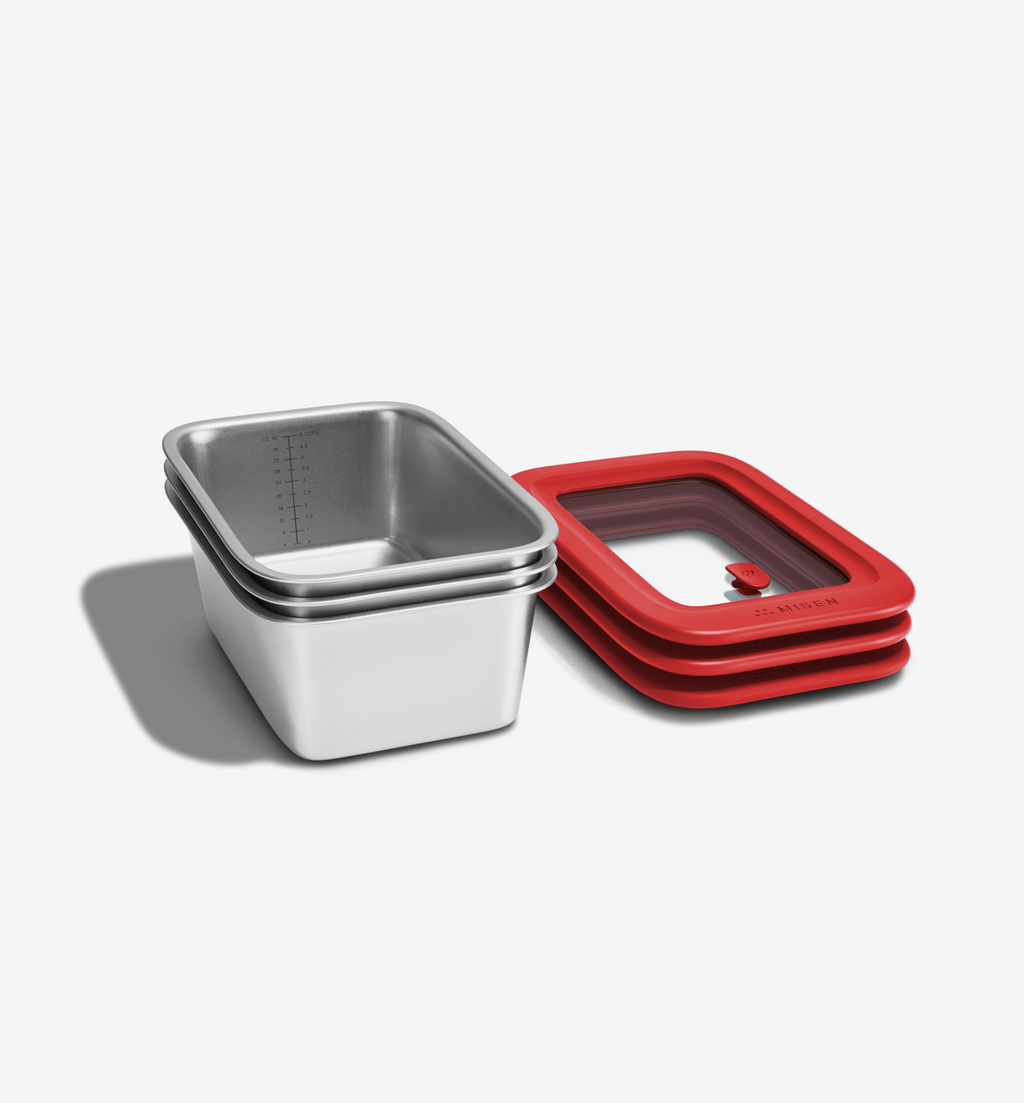 6-Piece Misenware Medium Set - Red