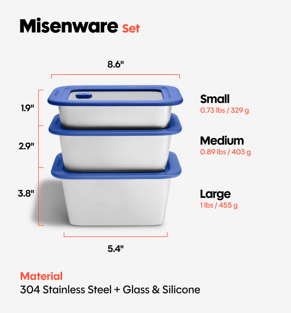 18-Piece Misenware Mixed Set