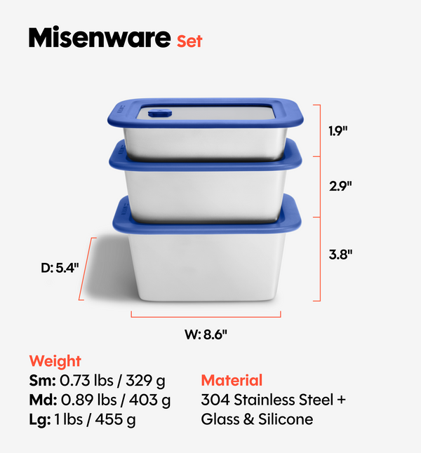 18-Piece Misenware Mixed Set