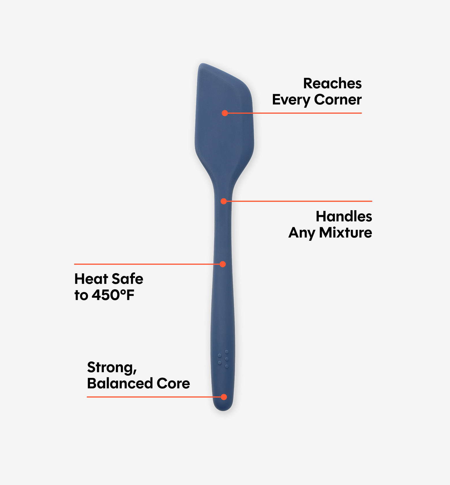 Mixing Spatula - Classic Blue