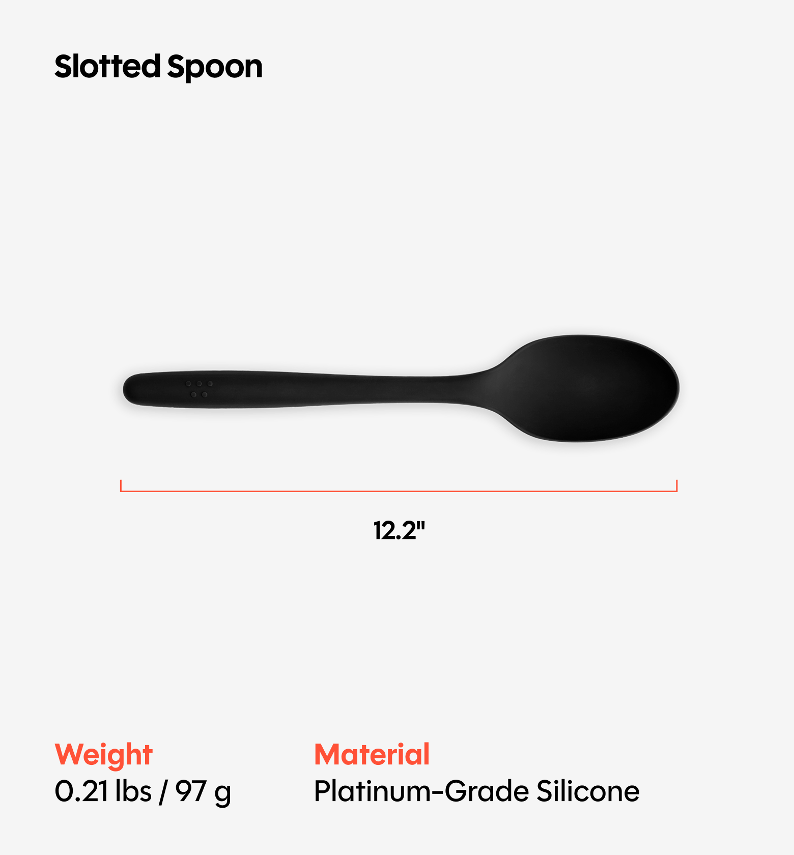 Mixing Spoon - Black