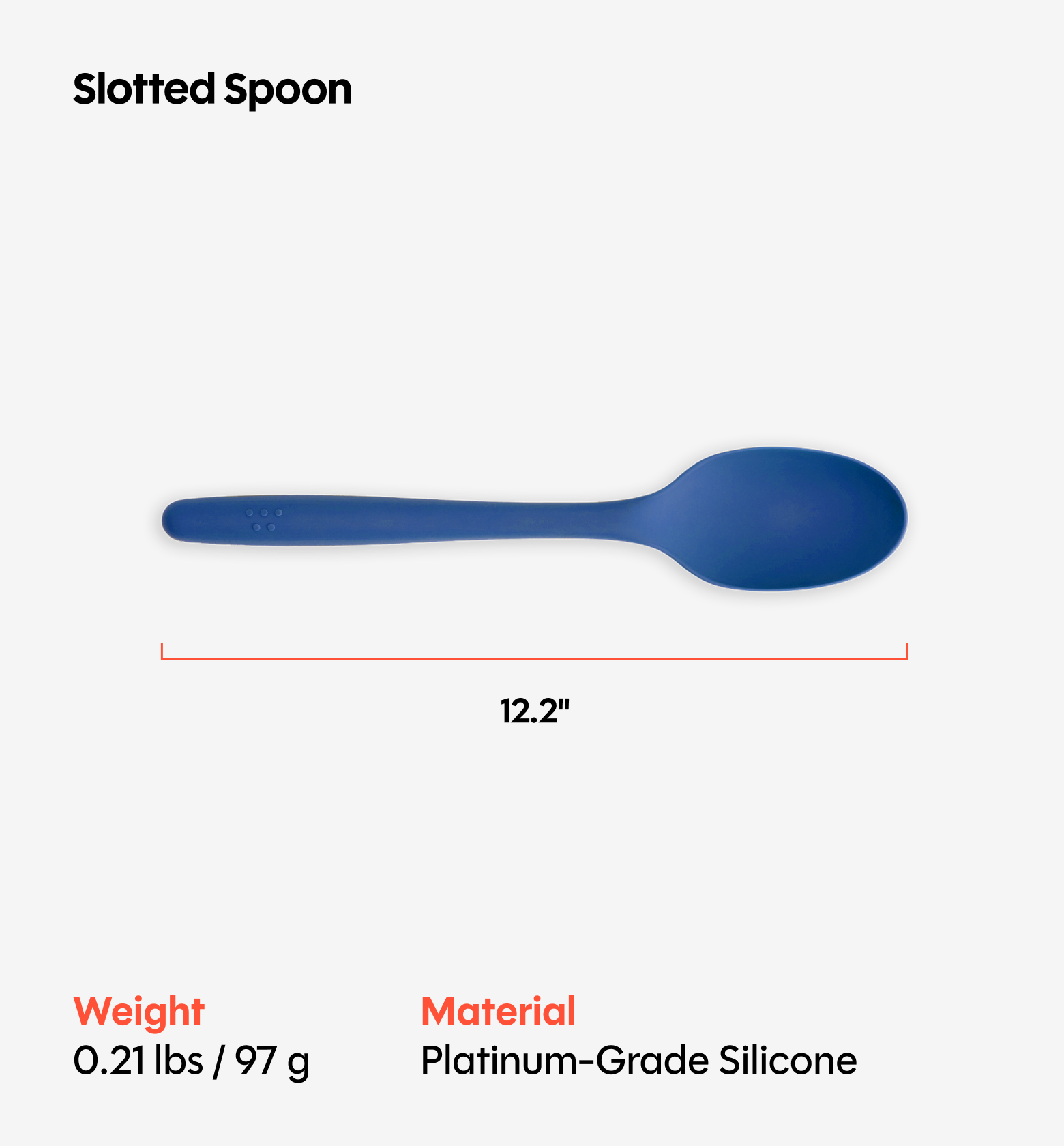 Mixing Spoon - Blue