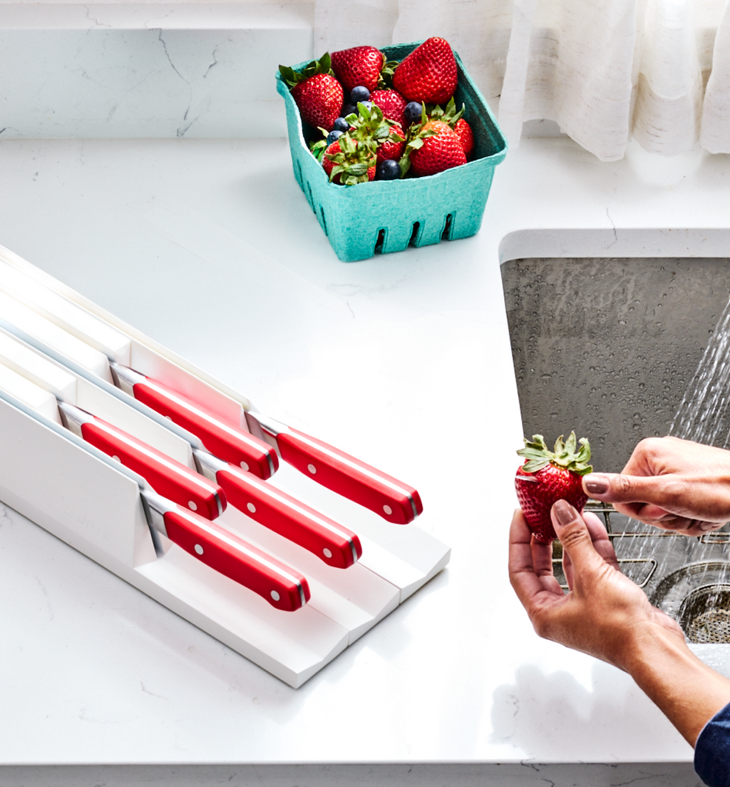5-Piece Modular Knife Storage Set - White