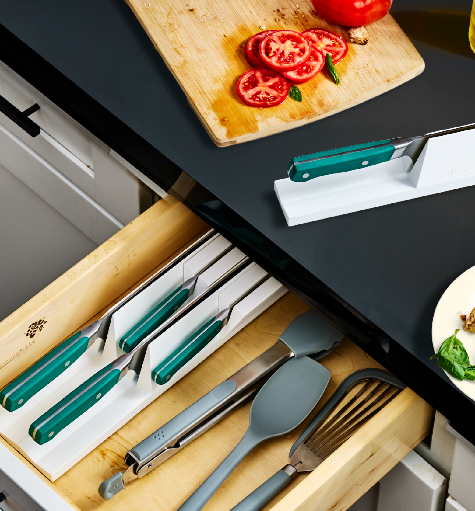5-Piece Modular Knife Storage Set - White