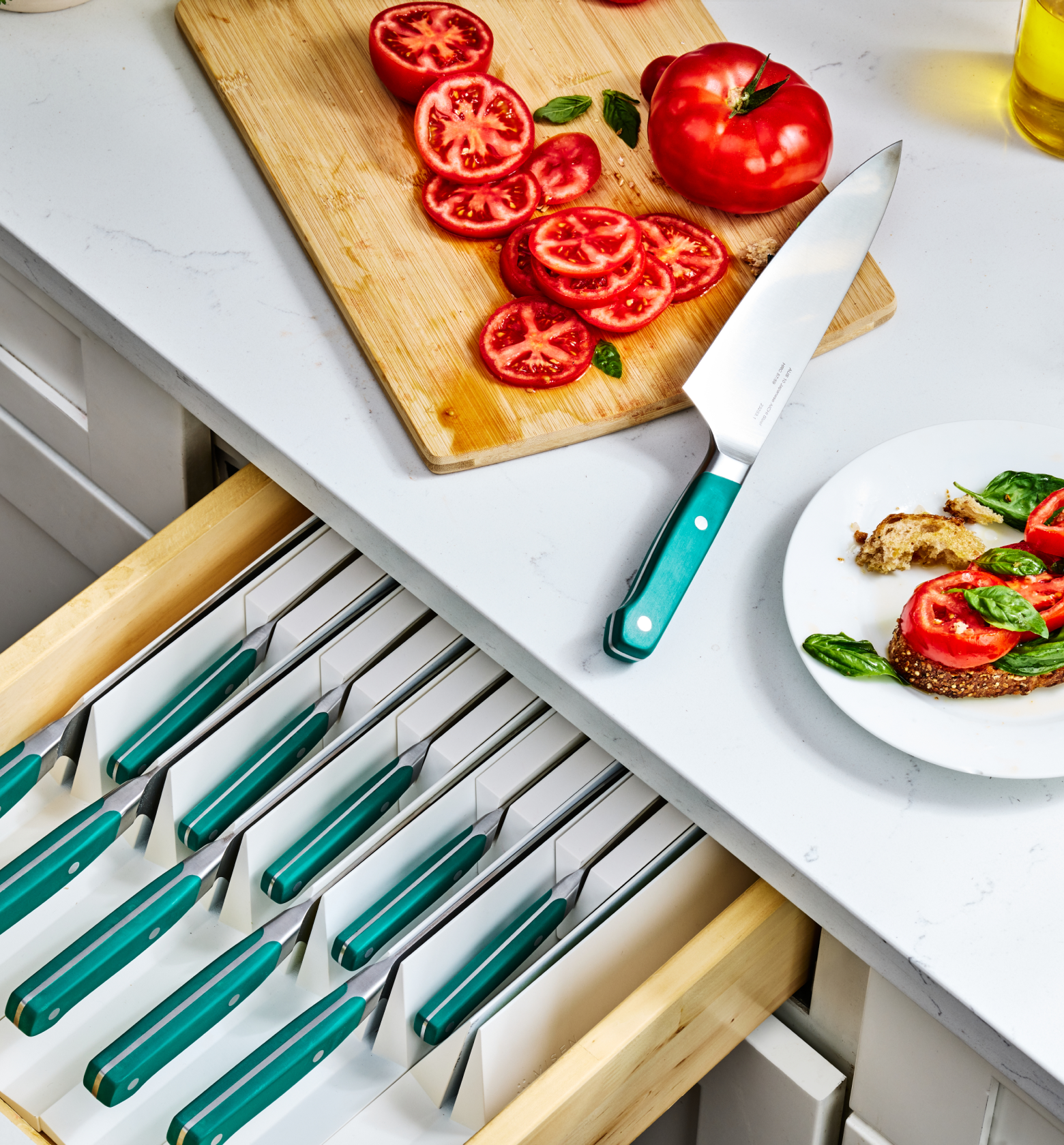 9-Piece Modular Knife Storage Set - Blue