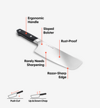 5.5" Nakiri Knife (ACUTO440) - Black