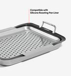 13" Stainless Steel Perforated Roasting Basket