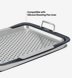 18" Stainless Steel Perforated Roasting Basket