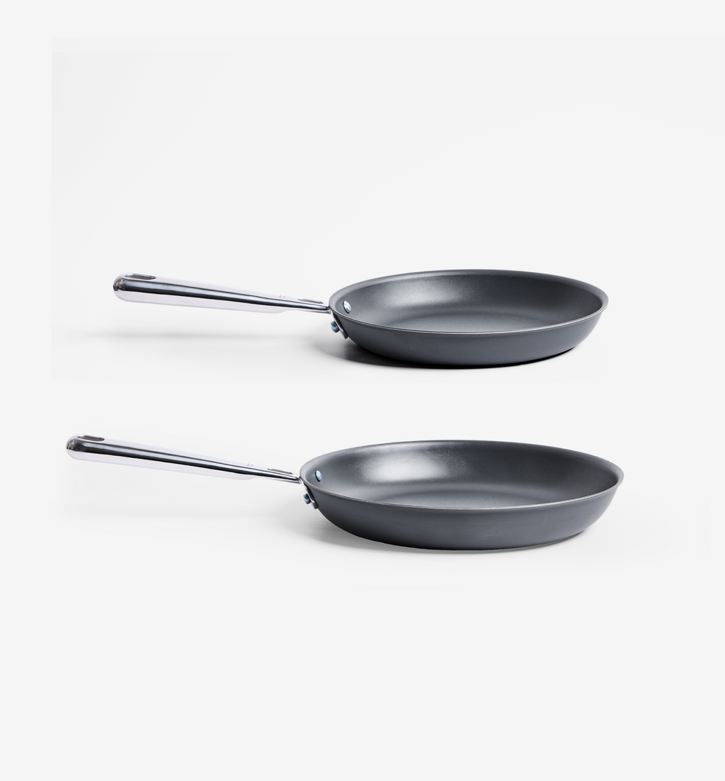 10" + 12" Pre-Seasoned Carbon Steel Frying Pan