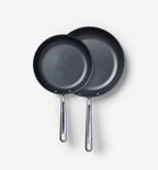 10" + 12" Pre-Seasoned Carbon Steel Frying Pan