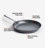 12" Pre-Seasoned Carbon Steel Frying Pan