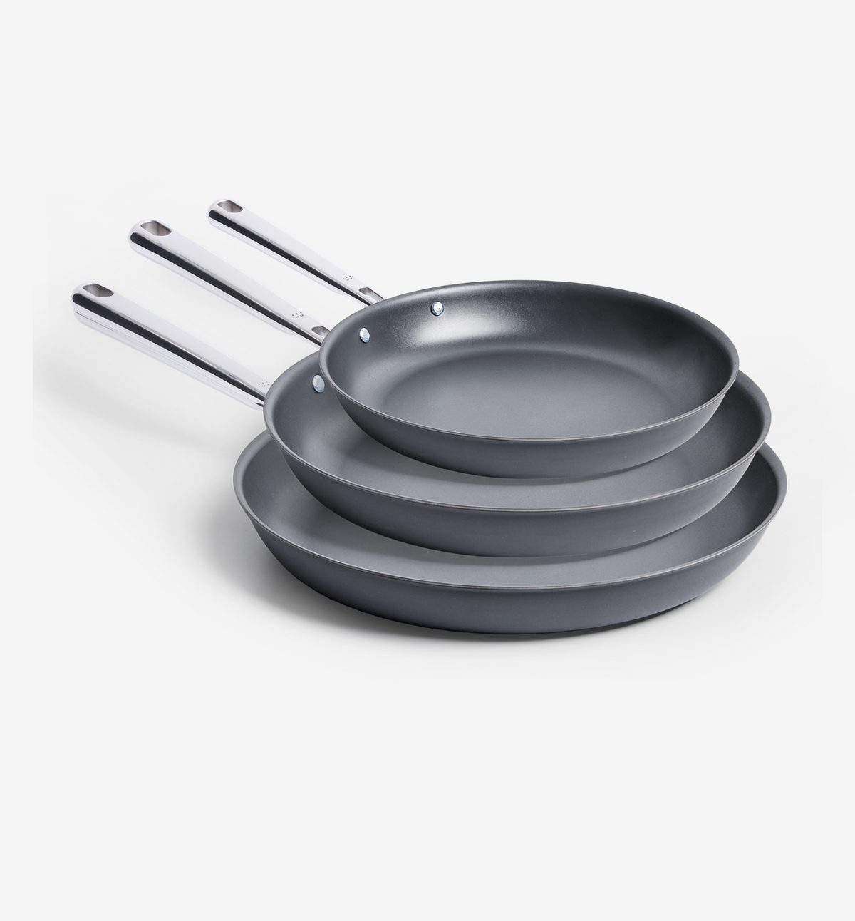 8" + 10" + 12" Pre Seasoned Carbon Steel Frying Pan