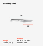3.5" Paring Knife (ACUTO440) - White