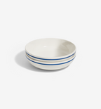 2-piece blue porcelain pasta bowl set