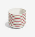 8-Piece Pasta Bowl Set, Red