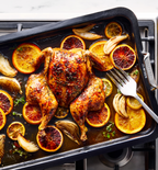 18" Stainless Steel Roasting Pan + Silicone Liner