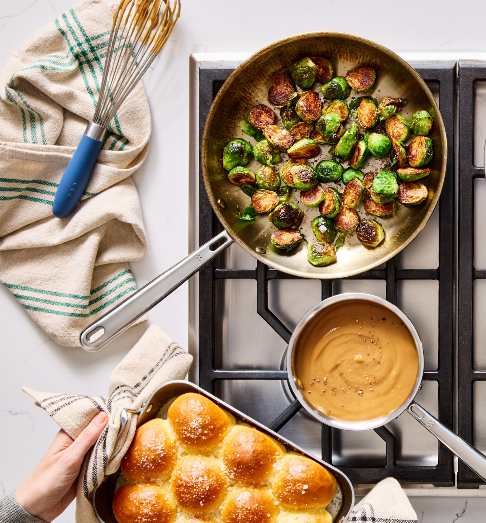 12" Stainless Steel Frying Pan
