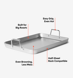 18" Stainless Steel Roasting Pan