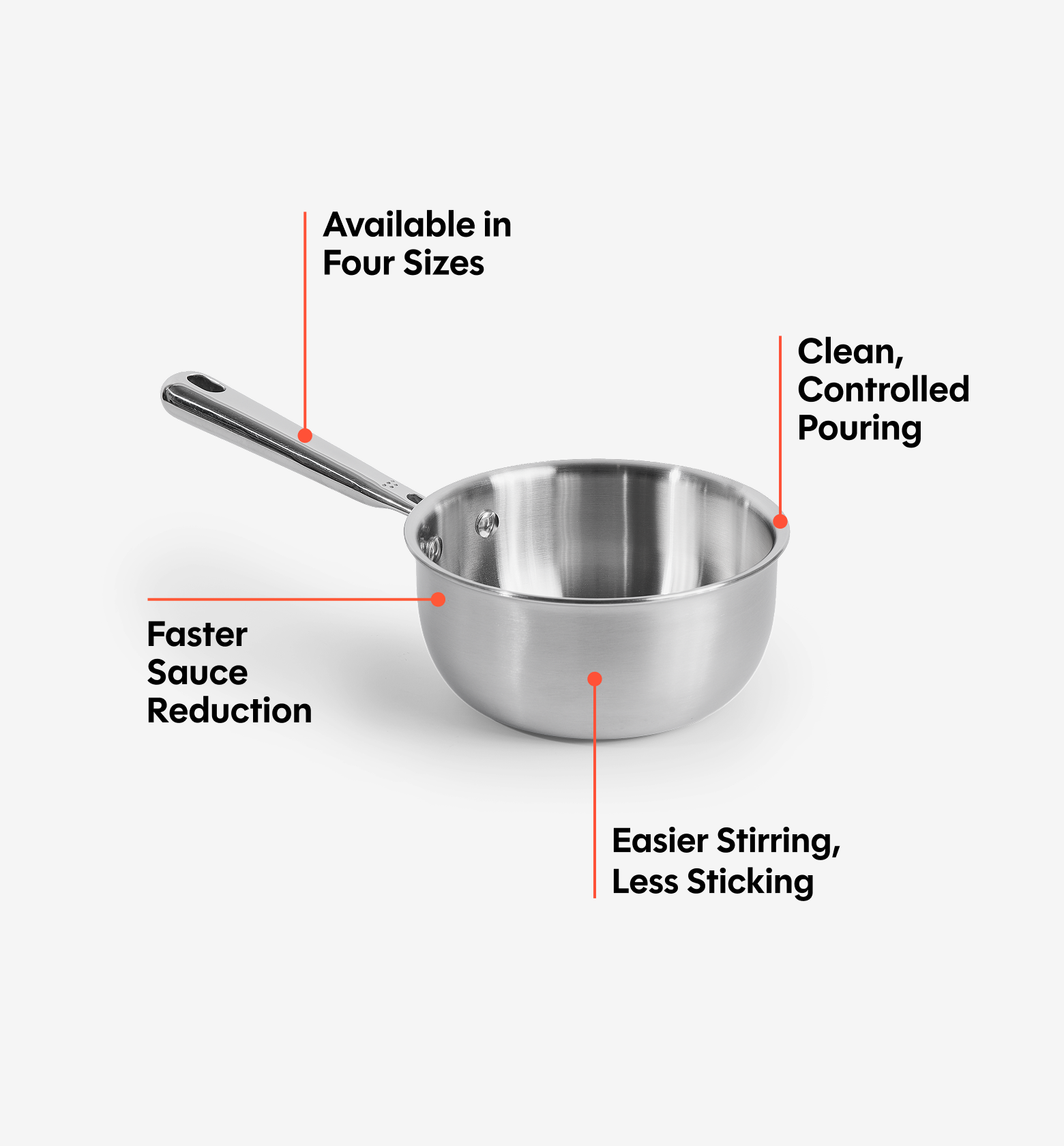 1.5 QT Stainless Steel Saucier