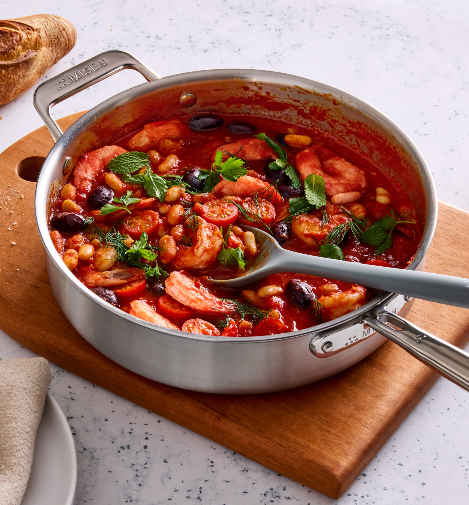 3 QT Stainless Steel Sauté Pan