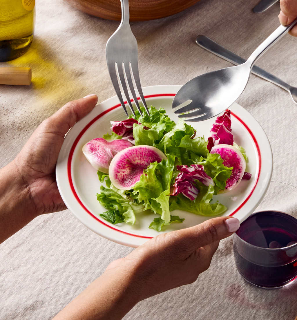 2-Piece Salad Plate Set - White