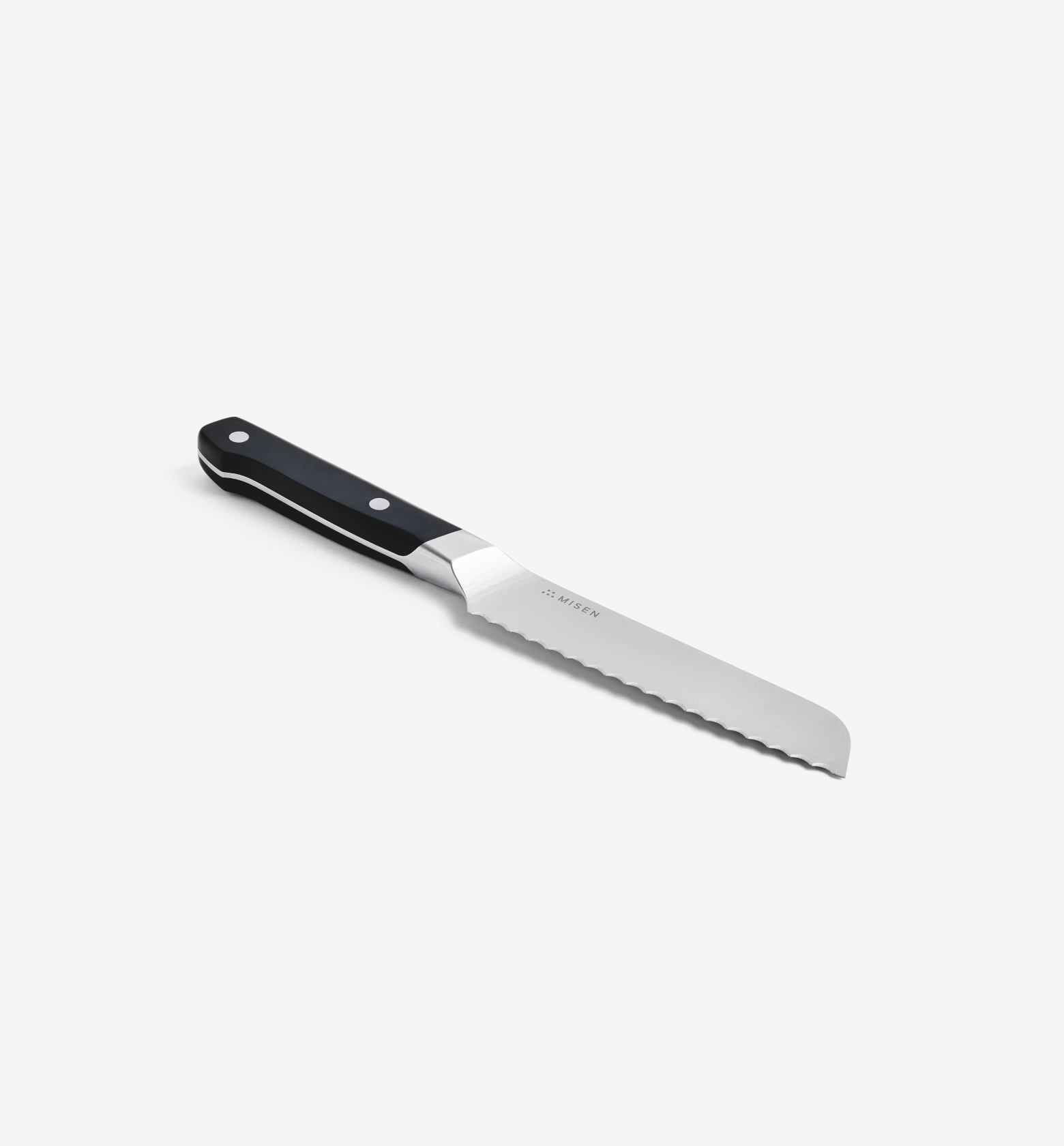 5" Serrated Knife (ACUTO440) - Black