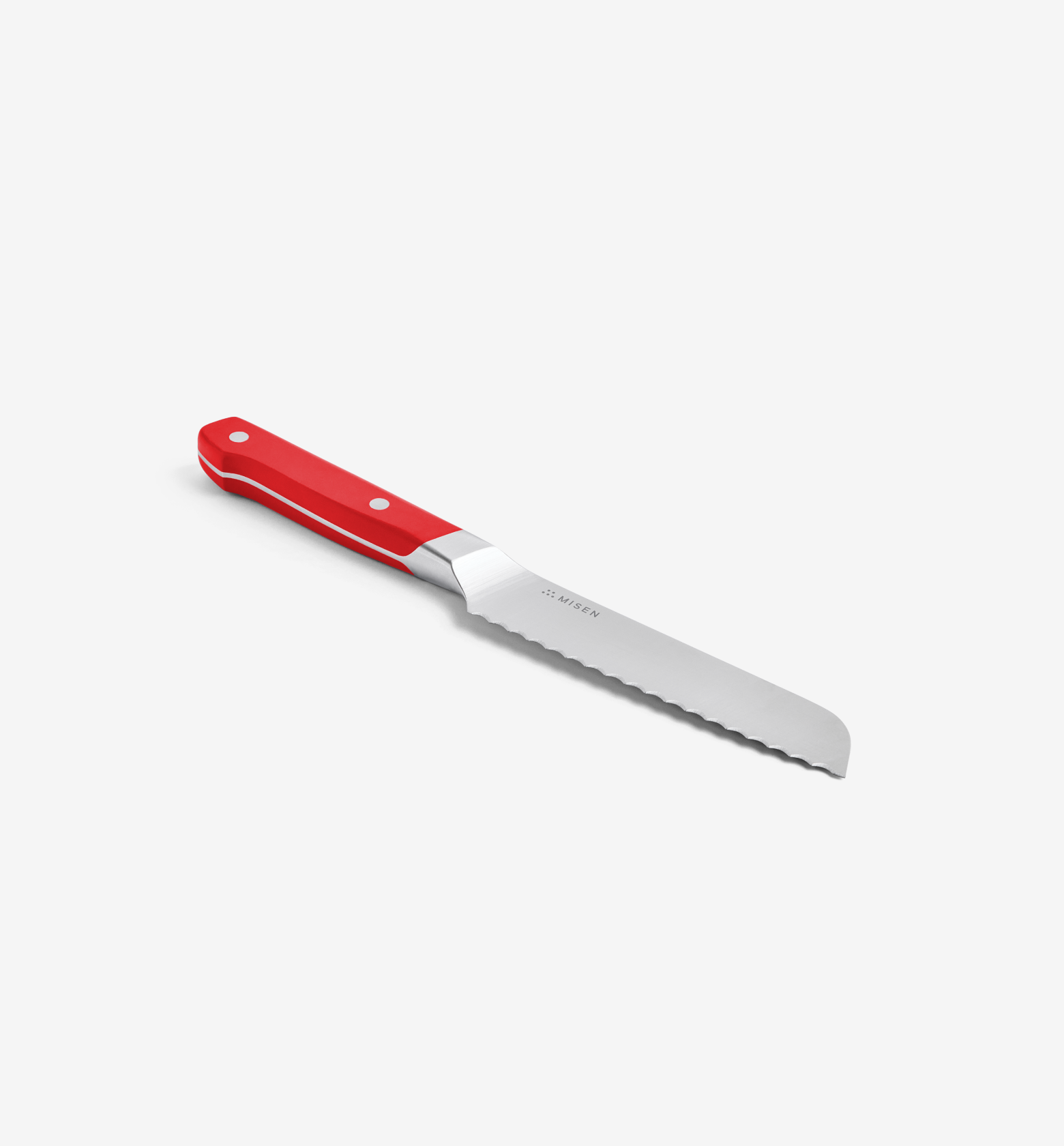 5" Serrated Knife (ACUTO440) - Red