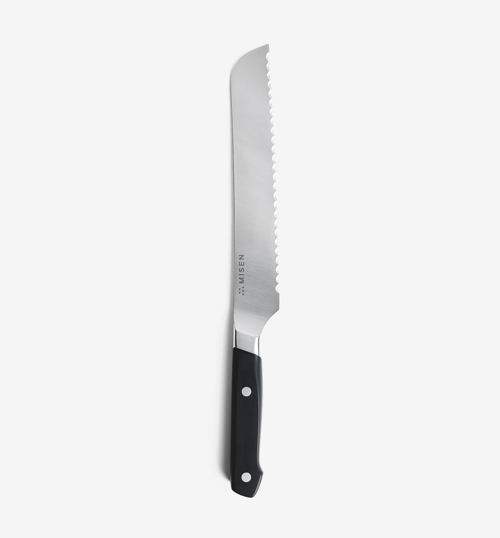 8" Serrated Knife (ACUTO440) - Black