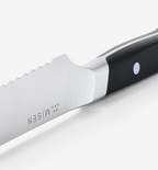 8" Serrated Knife (ACUTO440) - Black