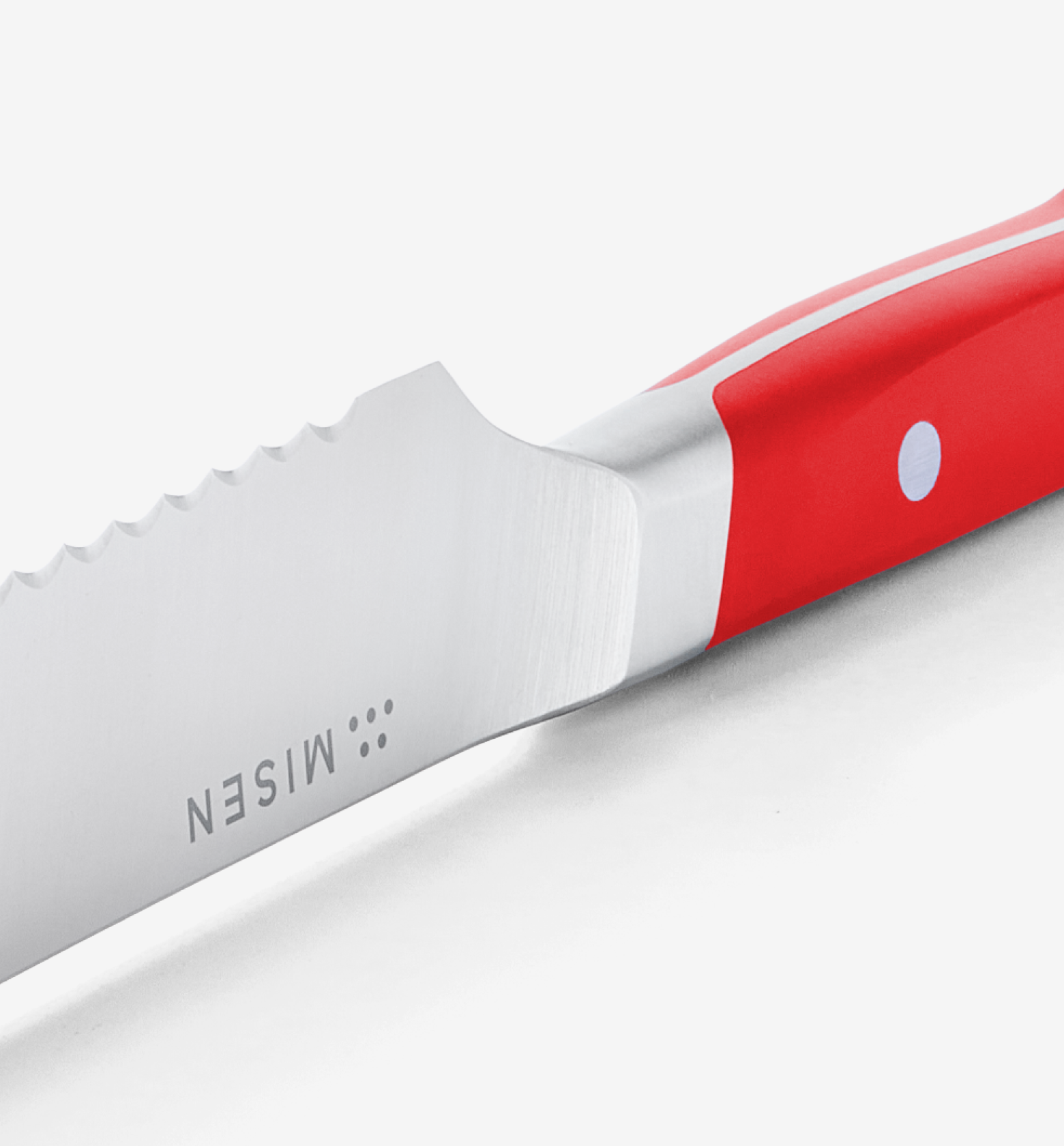 8" Serrated Knife (ACUTO440) - Red