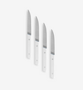 4-Piece Serrated Steak Knives (German Steel) - Final Sale - White