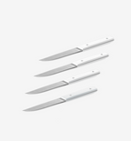 4-Piece Serrated Steak Knives (German Steel) - Final Sale - White