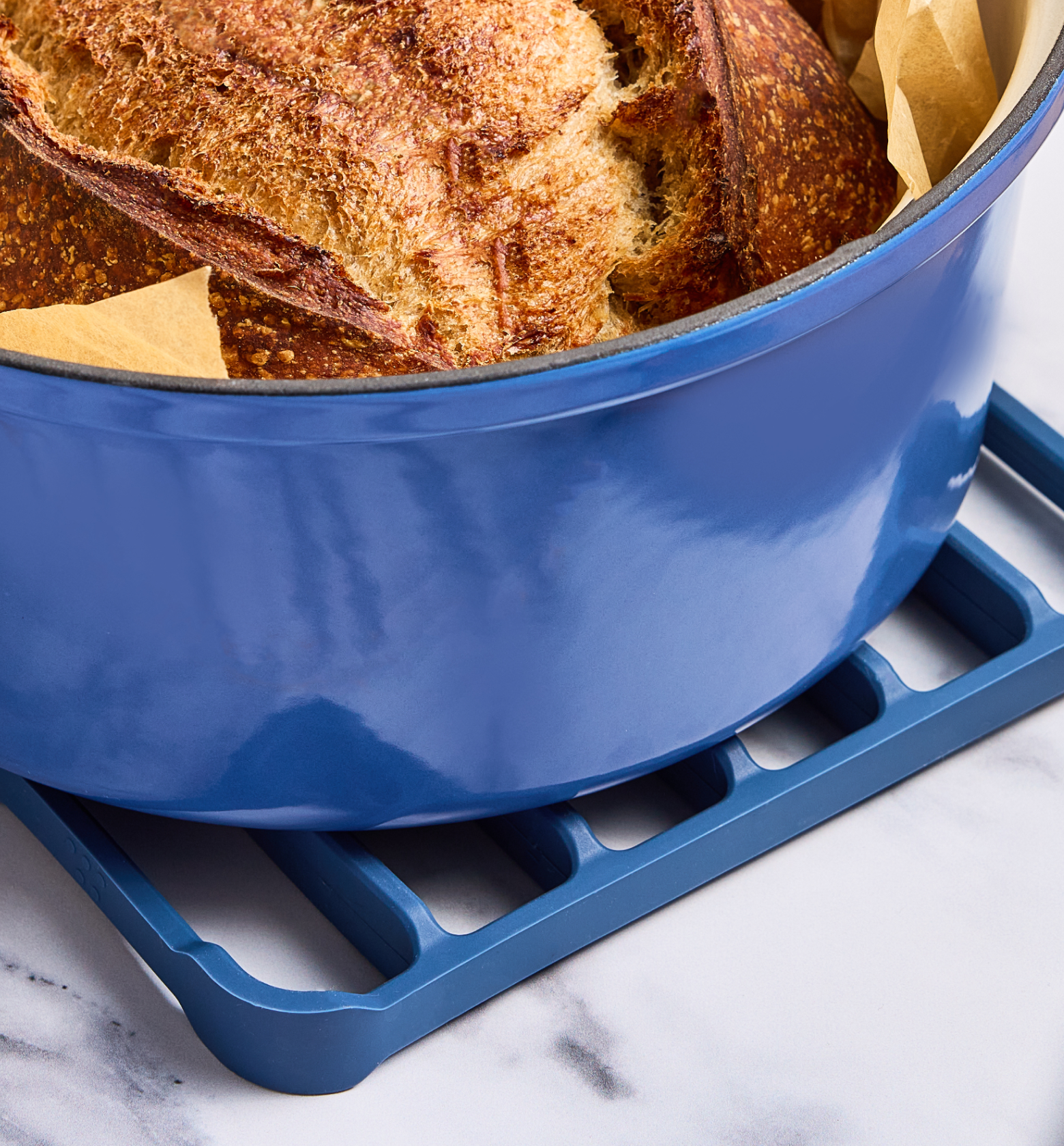 Silicone Roasting Racks - 2 Pack - Blue