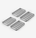 Silicone Roasting Racks - 4 Pack - Gray