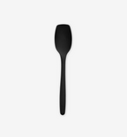 Black silicone spoon spatula kitchen cooking utensil