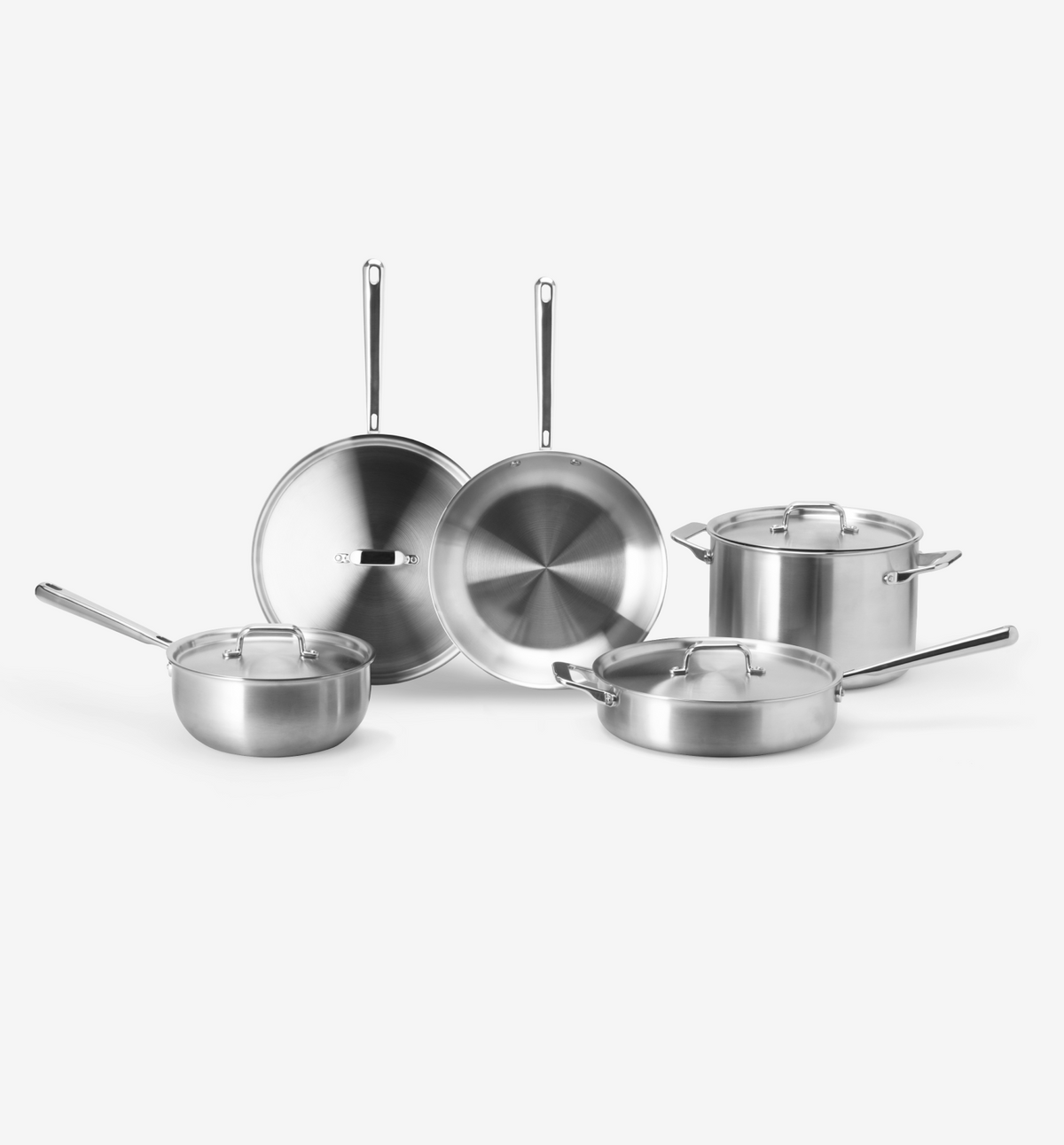 9 Piece Stainless Steel Cookware Set